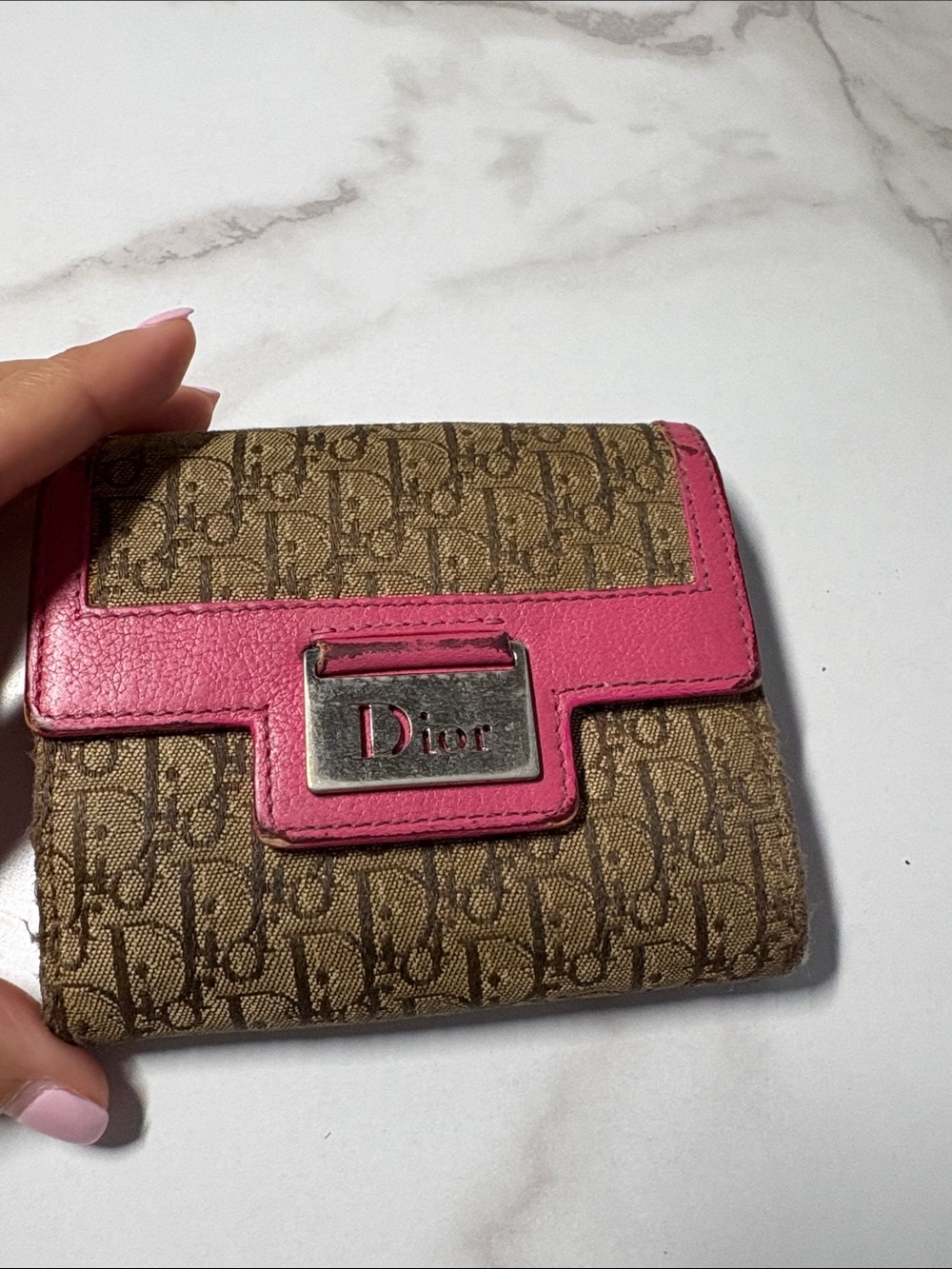 ®️Authentic Vintage CHRISTIAN DIOR STREET CHIC TROTTER JAQUARD CANVAS